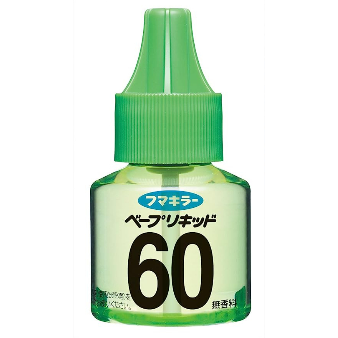 Dung dịch thay thế máy xông tinh dầu đuổi muỗi Fumakilla Nhật Bản dùng trong 60 ngày hộp 2 lọ 45mL