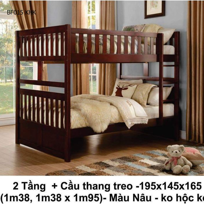 Mẫu giường hai tầng thiết kế phong cách châu Âu BF 015-HK